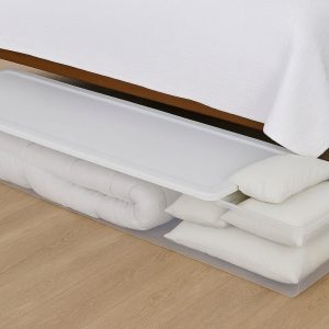 22 Extra Long Underbed Storage Box for Bulky Comforters and Pillows