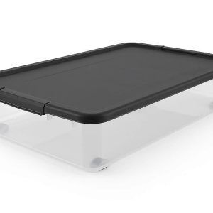 24 Airtight Underbed Storage Bin with Gasket Seal for Moisture Protection